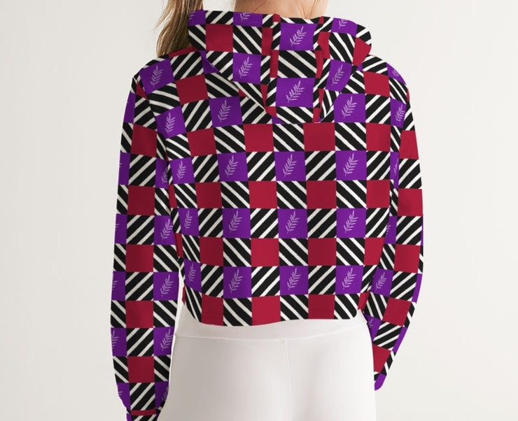 CHECKMATE LUXURIES CROP TOP SWEATER