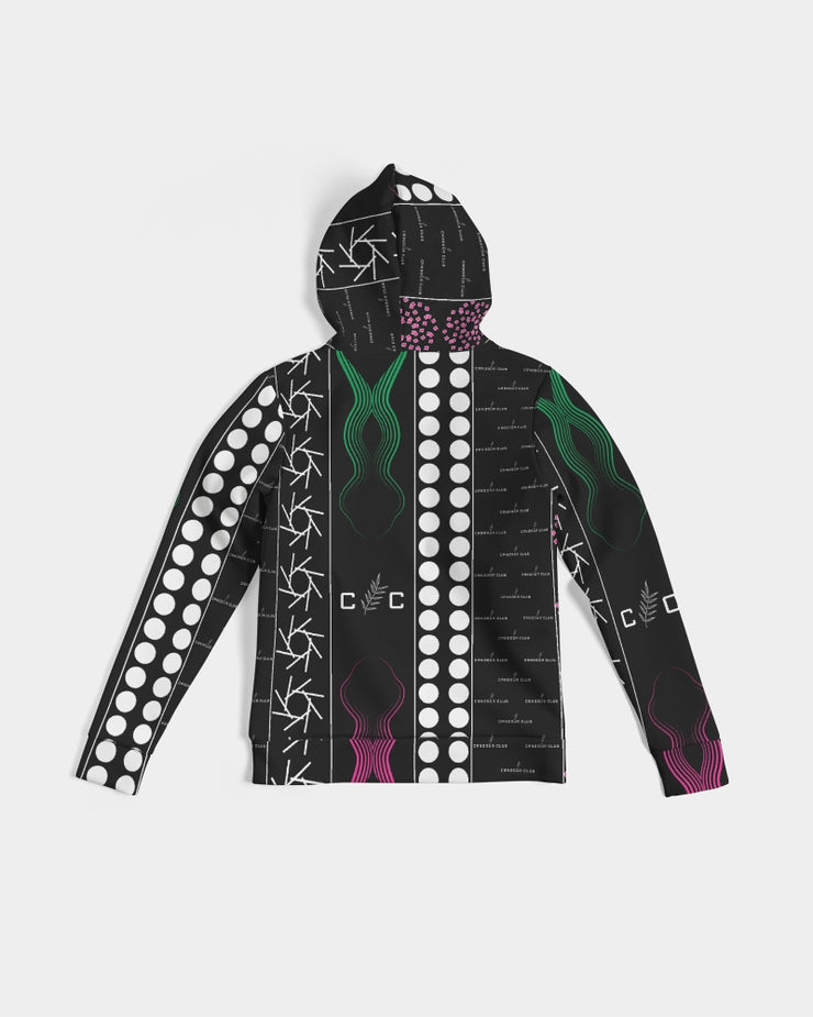 CROSSING PATHS HOODED SWEATER